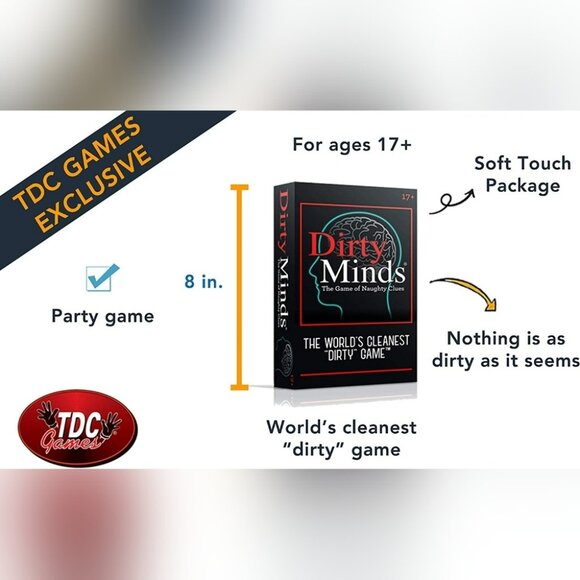 TDC Games Dirty Minds Hilarious  Twisted Party Card Game 2+ Players - Picture 9 of 9